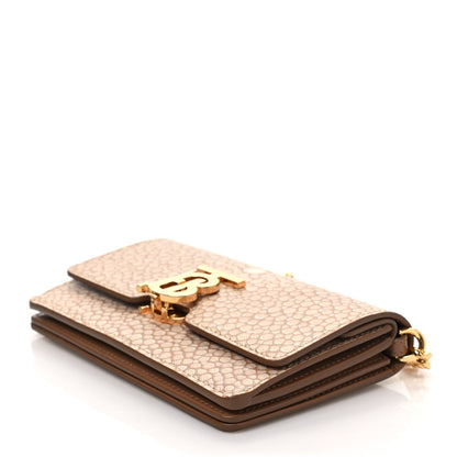 Burberry Calfskin Stingray Print Small TB Chain Bag Light Sand 6 of 6