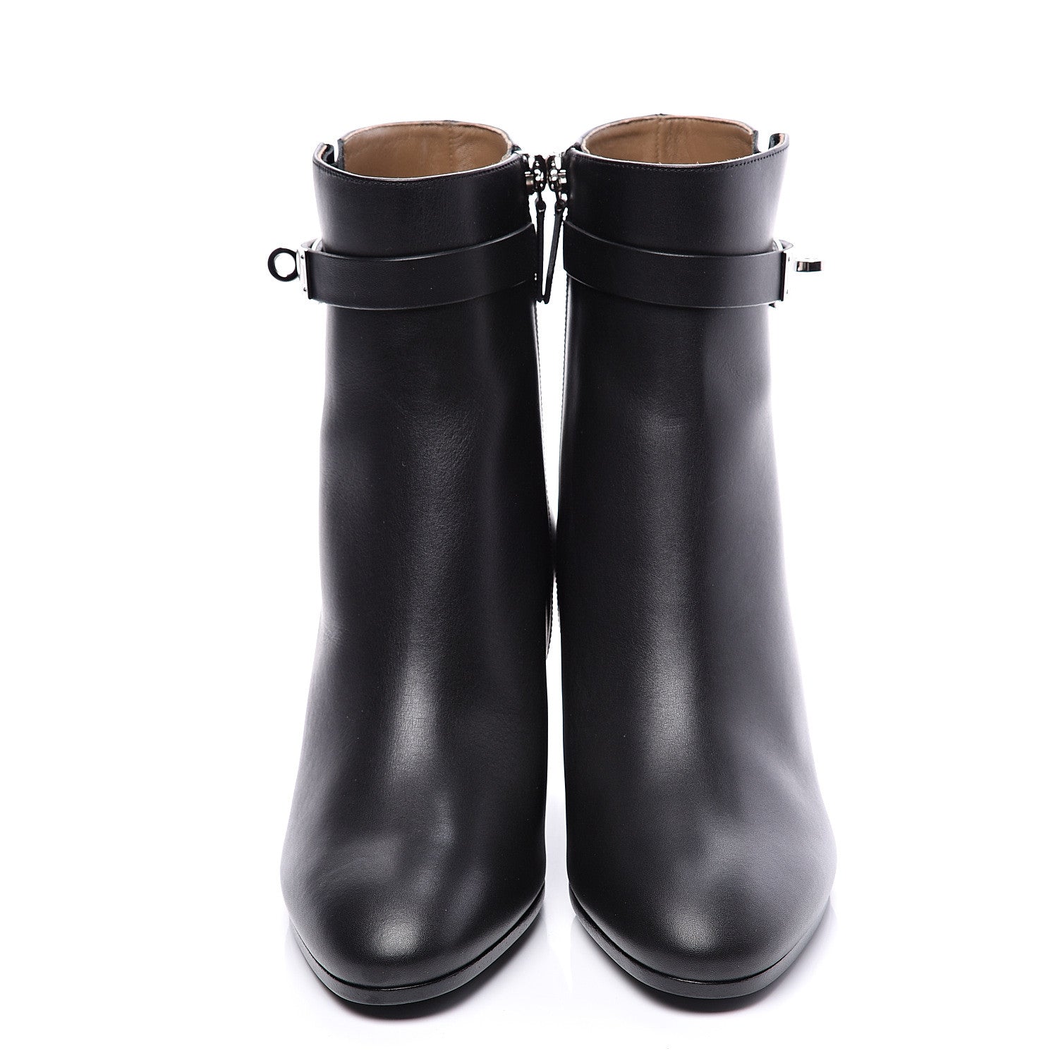 Hermes Calfskin Saint Germain Ankle Boots 37 Black 2 of 11
