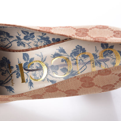 Gucci Monogram GG Victoire 55mm Loafer Pumps 38.5 Beige Ruggine 9 of 9