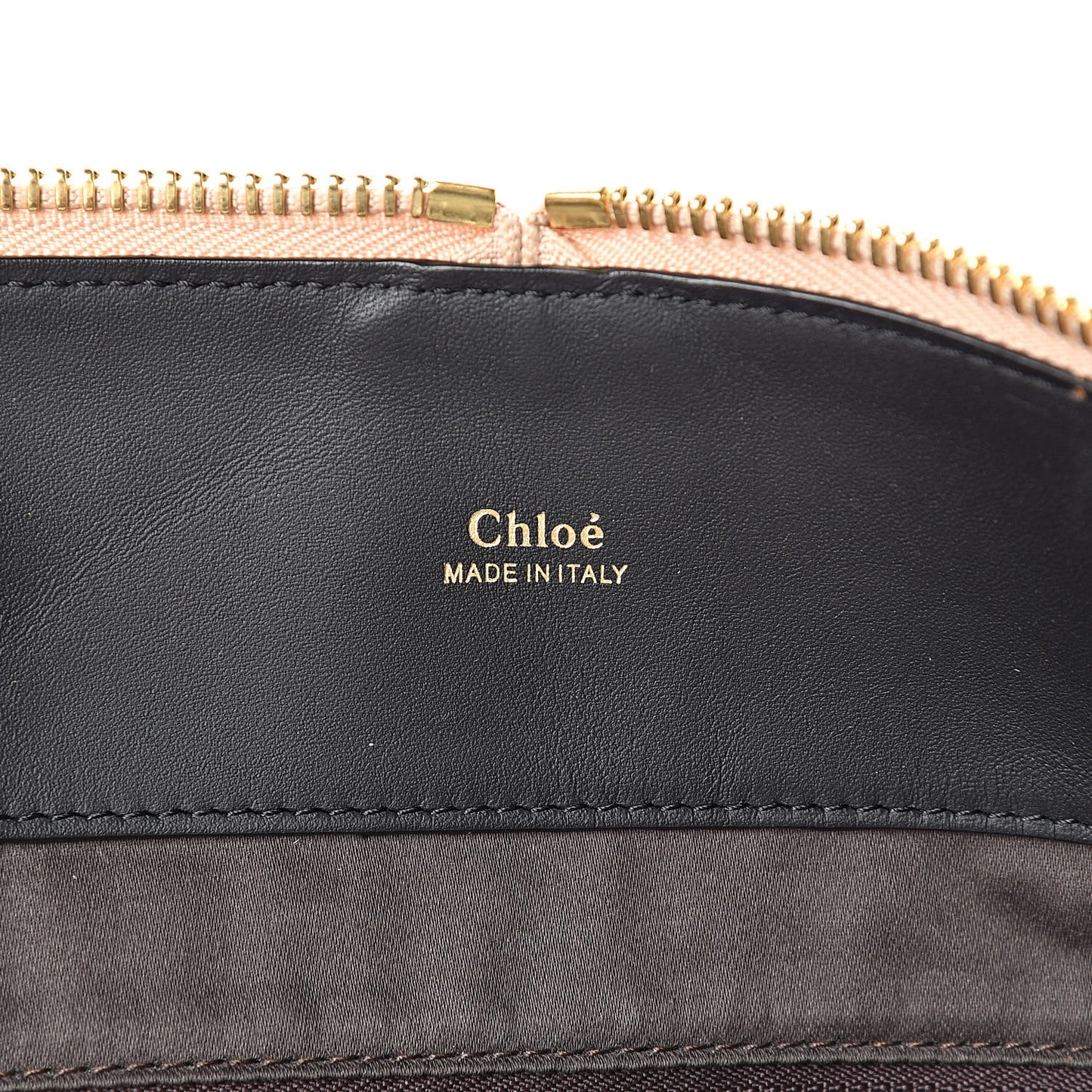 Smooth Calfskin Large Baylee Tote Black Grey