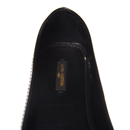 Louis Vuitton Patent Calfskin Oxford Ballerina Flats 38.5 Black 9 of 10