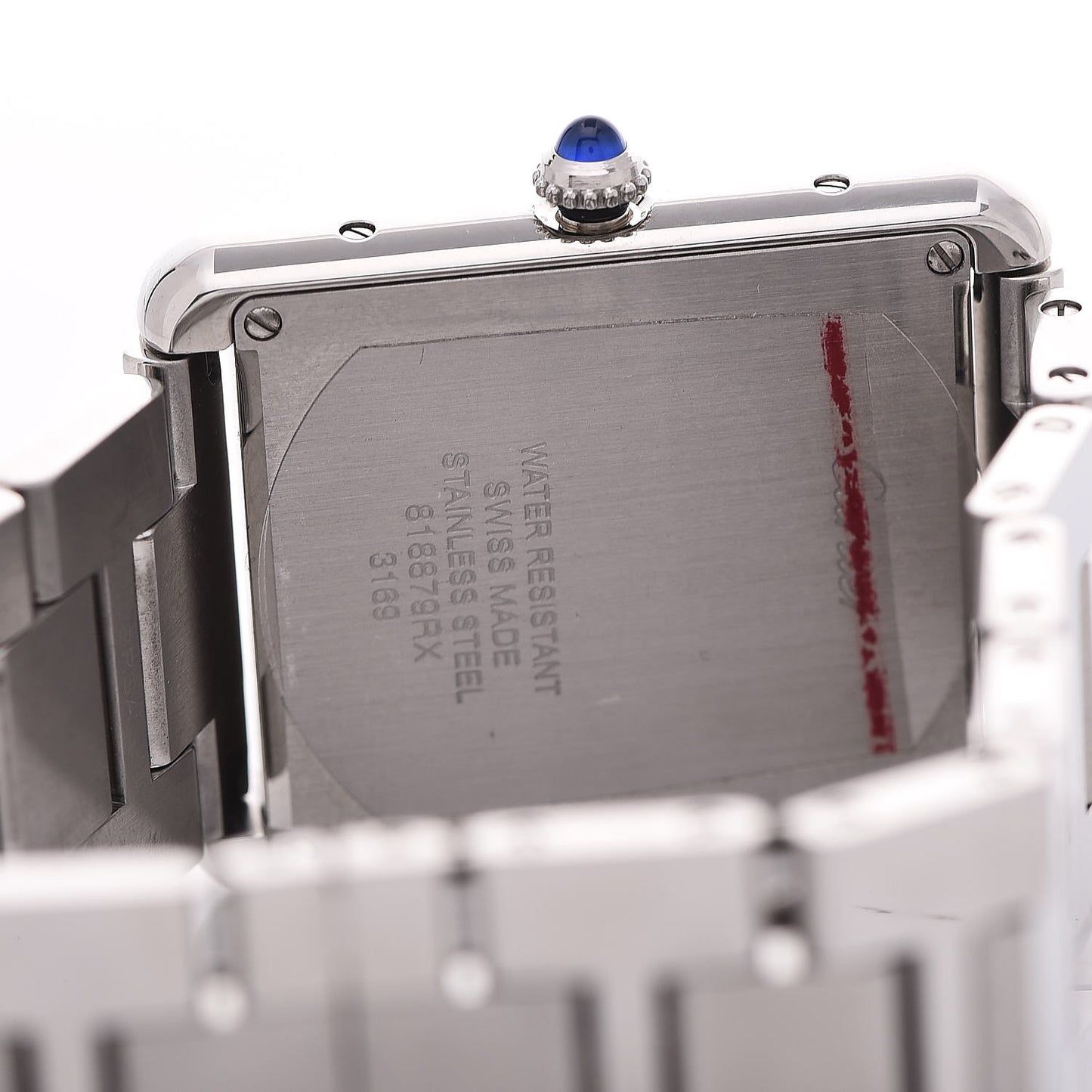 Stainless Steel 27mm Tank Solo Quartz Watch