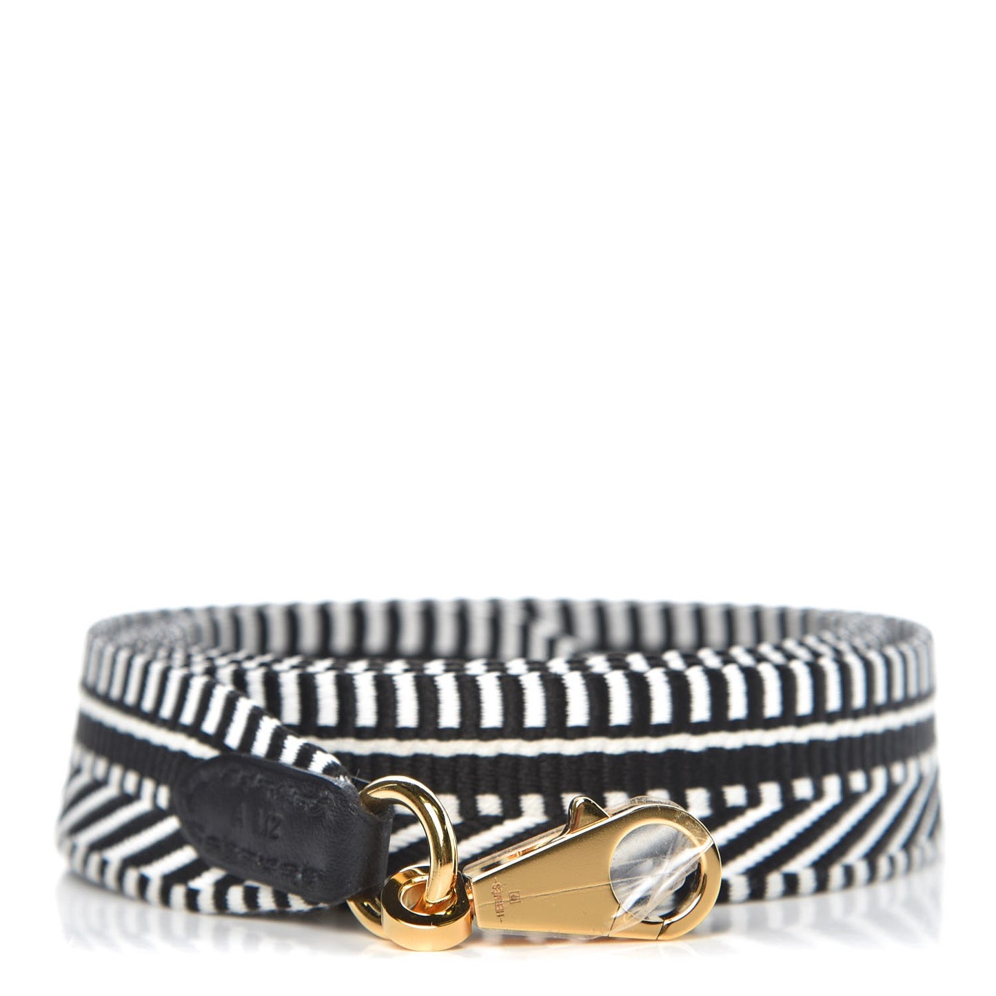 Toile Swift 25mm Sangle Cavale Shoulder Strap Black Ecru