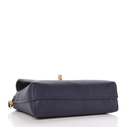 Mulberry Small Classic Grain Union Jack Darley Coin Pouch Oxford Blue 3 of 10
