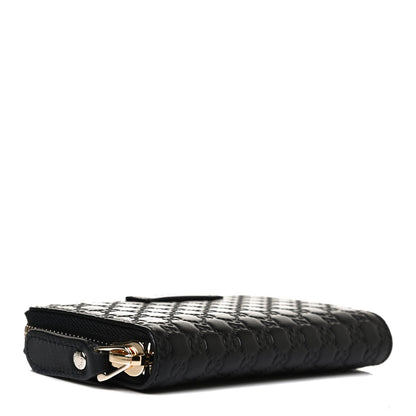 Gucci Microguccissima Zip Around Card Case Black 5 of 9
