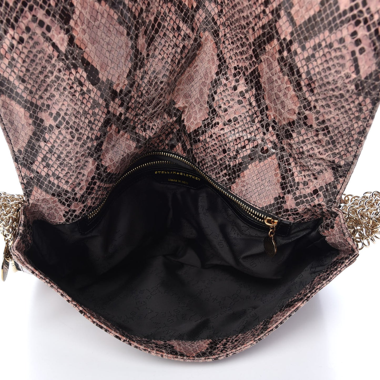 Eco Python Shoulder Bag Pink