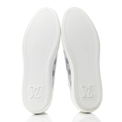 Louis Vuitton Calfskin Damier Azur Mens Offshore Sneakers 9.5 White 4 of 6
