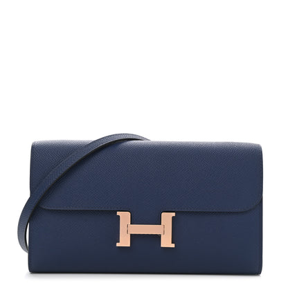 Hermes Epsom Constance Long To Go Wallet Bleu Saphir 1 of 10