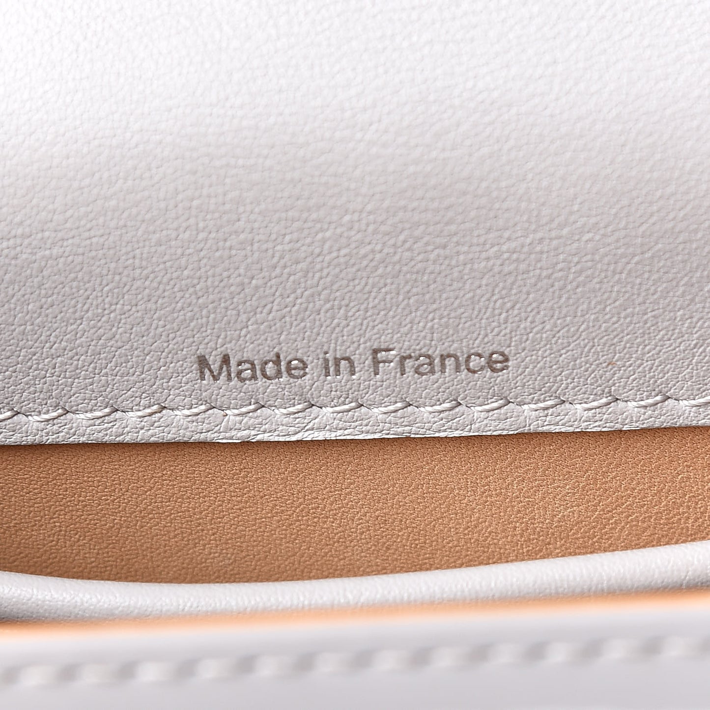 Patent Calfskin Micro Tempete Satchel Gray