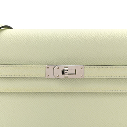 Hermes Epsom Kelly Wallet To Go Vert Fizz 7 of 10