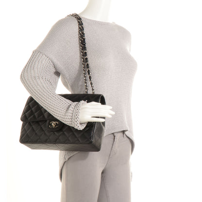 Chanel Caviar Jumbo Single Flap Black 2 of 8