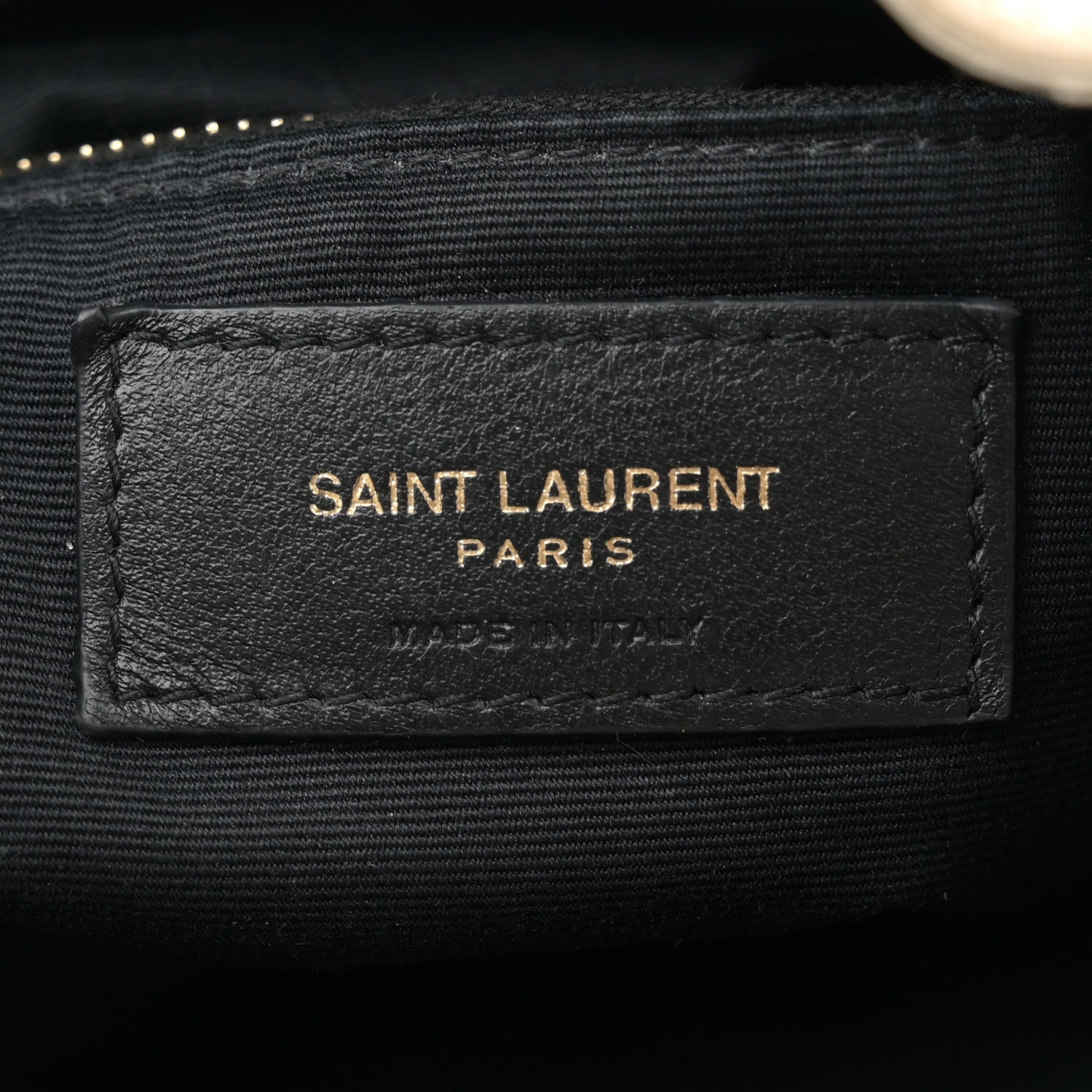 Saint Laurent Lambskin Matelasse Monogram Joe Backpack Cream 6 of 19