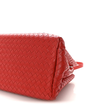 Bottega Veneta Nappa Intrecciato Small Roma Tote Red 9 of 9