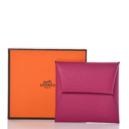 Hermes Epsom Bastia Coin Purse Rose Pourpre 8 of 8