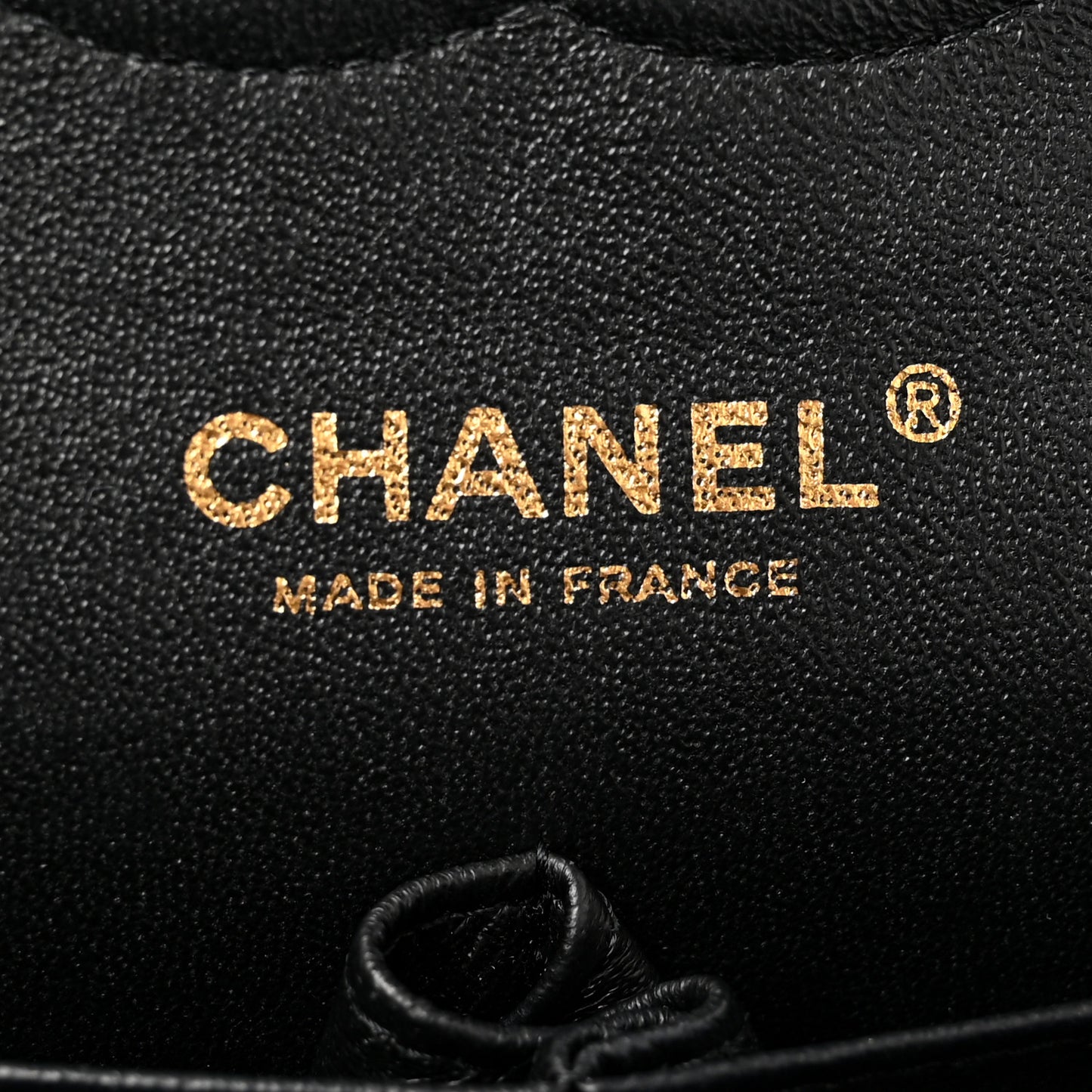 Caviar Quilted Medium Double Flap Black Black