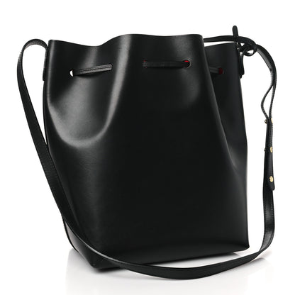 Mansur Gavriel Calfskin Bucket Bag Black Flamma 4 of 12