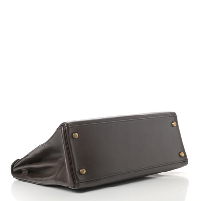 Hermes Box Kelly Retourne 32 Chocolate 4 of 21