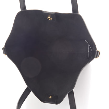 Saint Laurent Calfskin Toy Shopping Tote Black 5 of 9