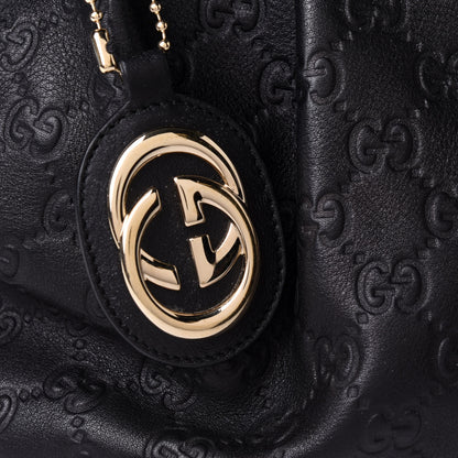 Gucci Guccissima Medium Sukey Tote Black 9 of 11