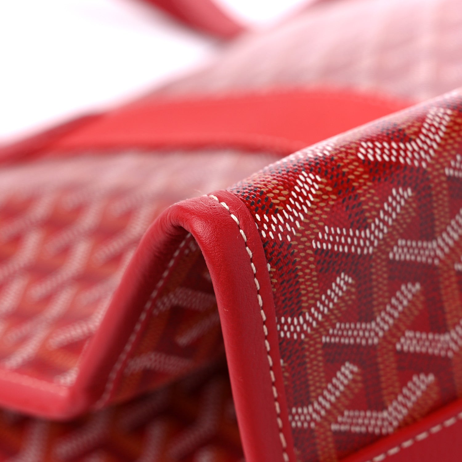 Goyard Goyardine Villette Tote Red 9 of 10
