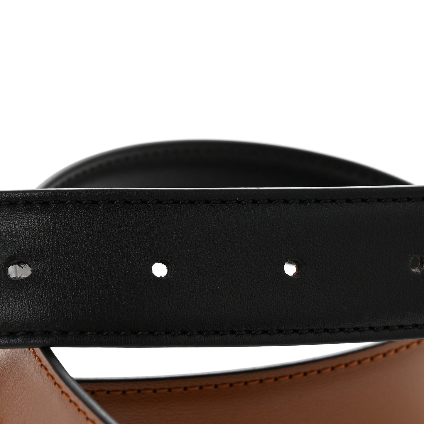 Calfskin CC Reversible Belt 100 40 Black Camel