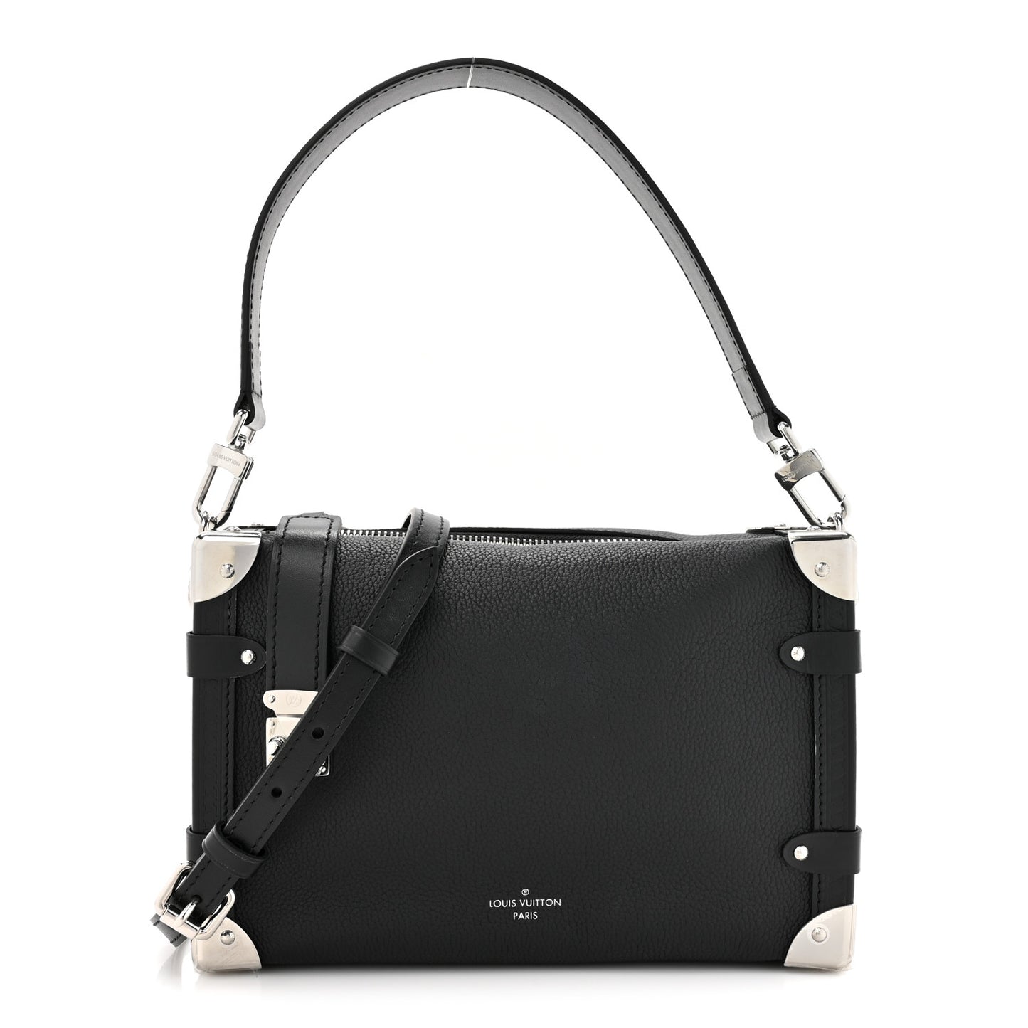 Calfskin Side Trunk MM Black