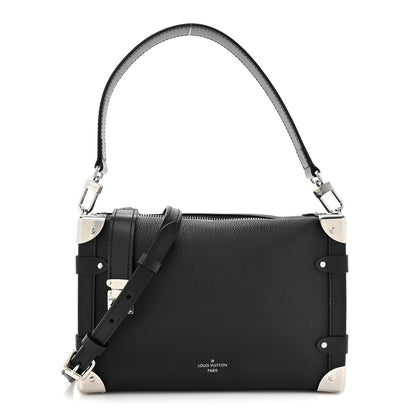 Louis Vuitton Calfskin Side Trunk MM Black 1 of 10