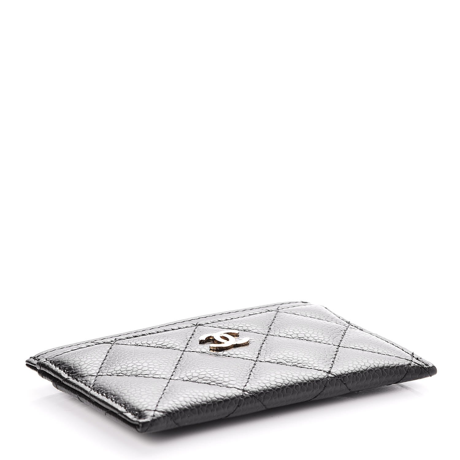 Chanel Caviar Quilted Card Holder Black 4 of 9
