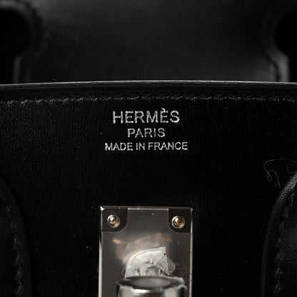 Hermes Box Birkin Sellier 25 Black 6 of 11