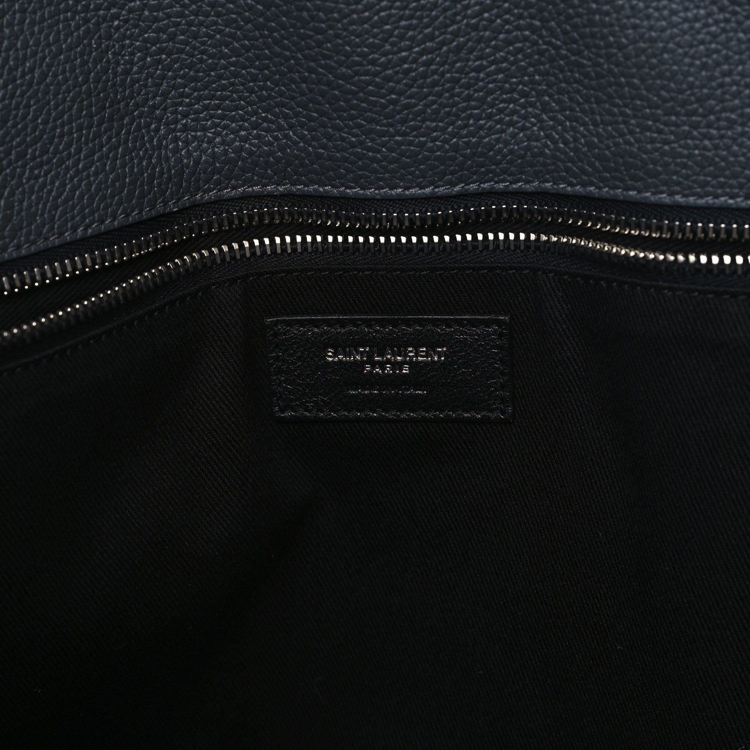 Saint Laurent Grained Calfskin 48H Sac De Jour Duffle Storm 6 of 11