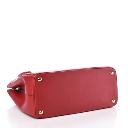 Prada Saffiano Lux Parabole Tote Fuoco 4 of 8