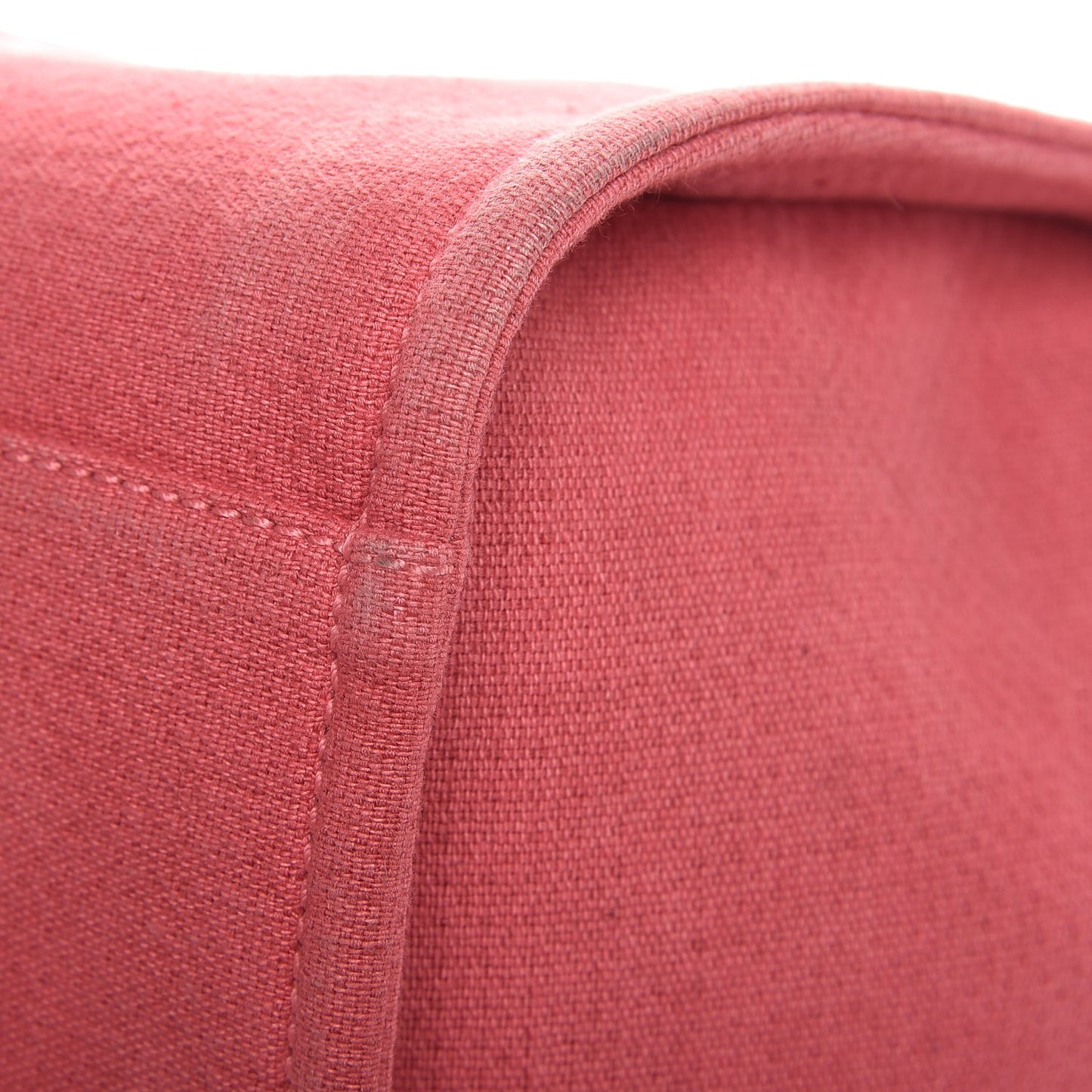 Canvas Large Deauville Tote Red
