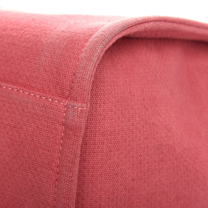 Chanel Canvas Large Deauville Tote Red 10 of 13
