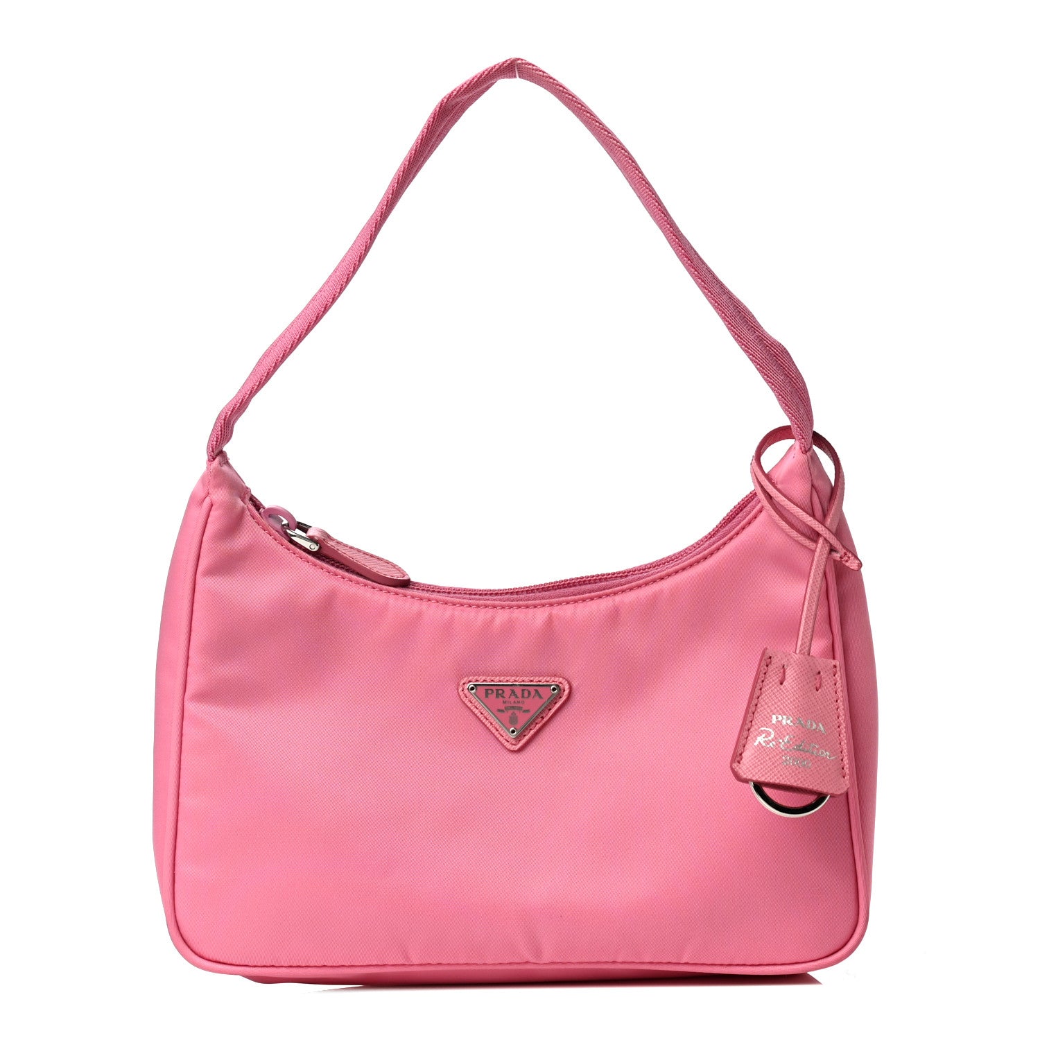 Prada Tessuto Nylon Mini Re-Edition 2000 Bag Begonia 1 of 14