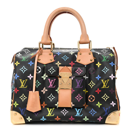 Louis Vuitton Monogram Multicolor Speedy 30 Black 1 of 8