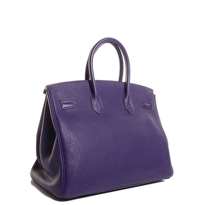 Hermes Togo Birkin 35 Iris 3 of 19