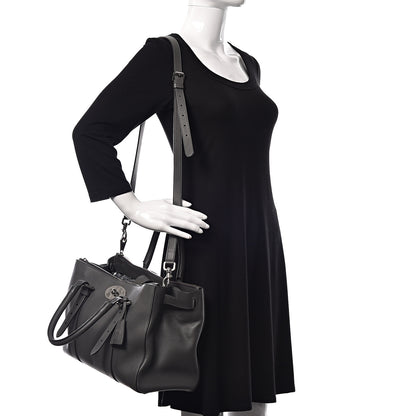 Mulberry Silky Calfskin Bayswater Double Zip Tote Pavement Grey 2 of 9
