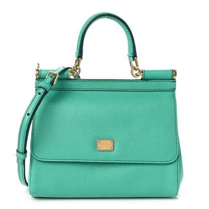 Dolce & Gabbana Dauphine Small Miss Sicily Satchel Green 3 of 9