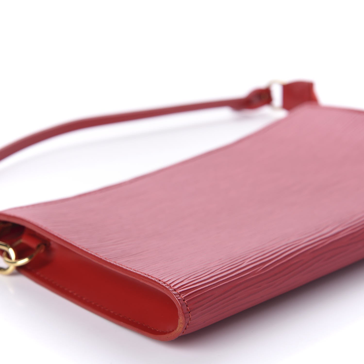 Louis Vuitton Epi Pochette Accessories 24 Castillan Red 6 of 11