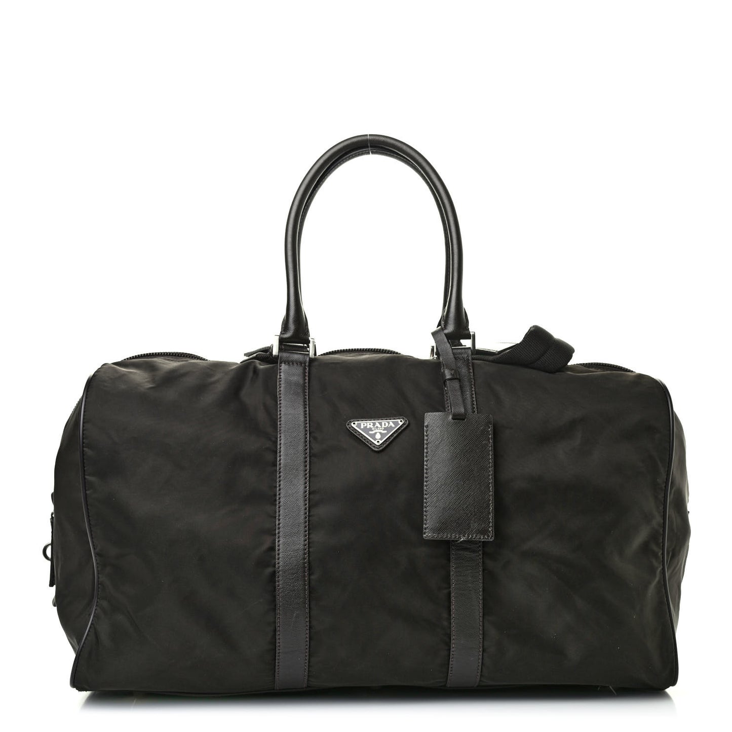 Tessuto Nylon Saffiano Duffle Moro