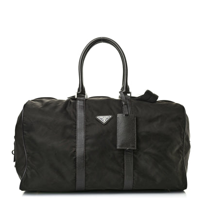 Prada Tessuto Nylon Saffiano Duffle Moro 1 of 6