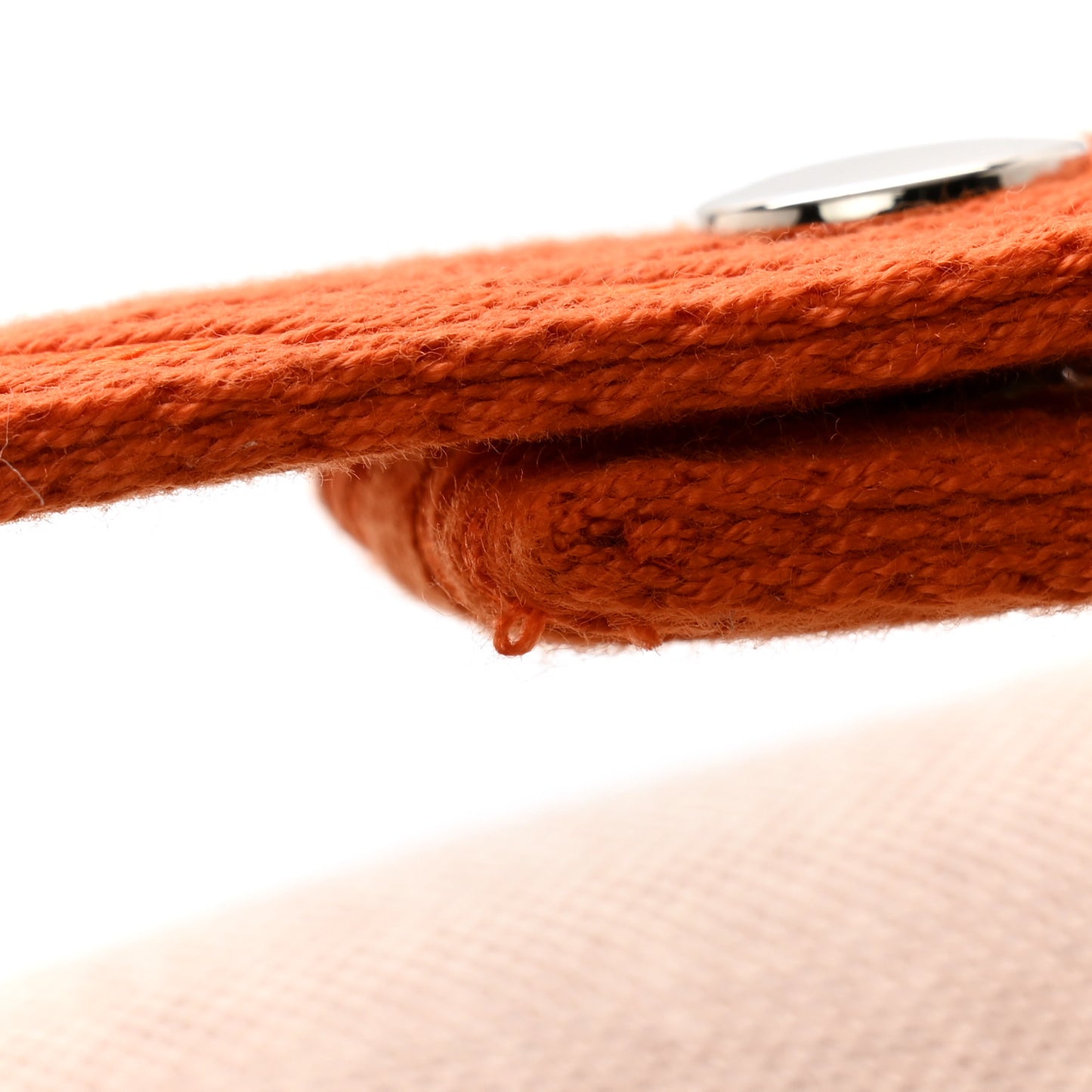 Canvas Small Bride-A-Brac Pouch Natural Orange