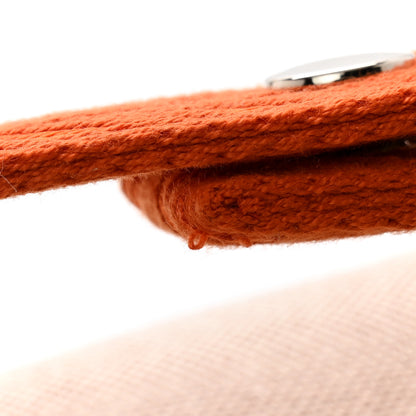 Hermes Canvas Small Bride-A-Brac Pouch Natural Orange 7 of 7