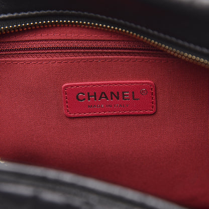Chanel Aged Calfskin Quilted Large Gabrielle Hobo Black 6 of 10