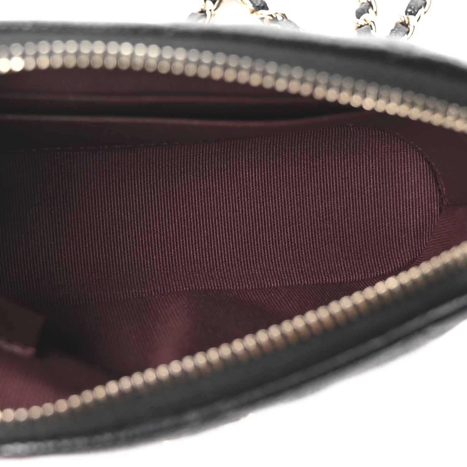 Chanel Caviar Quilted Classic Clutch With Chain Black 5 of 11