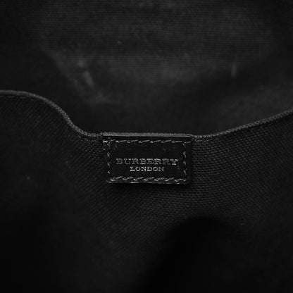 Burberry Canvas House Check Backpack Black 6 of 18