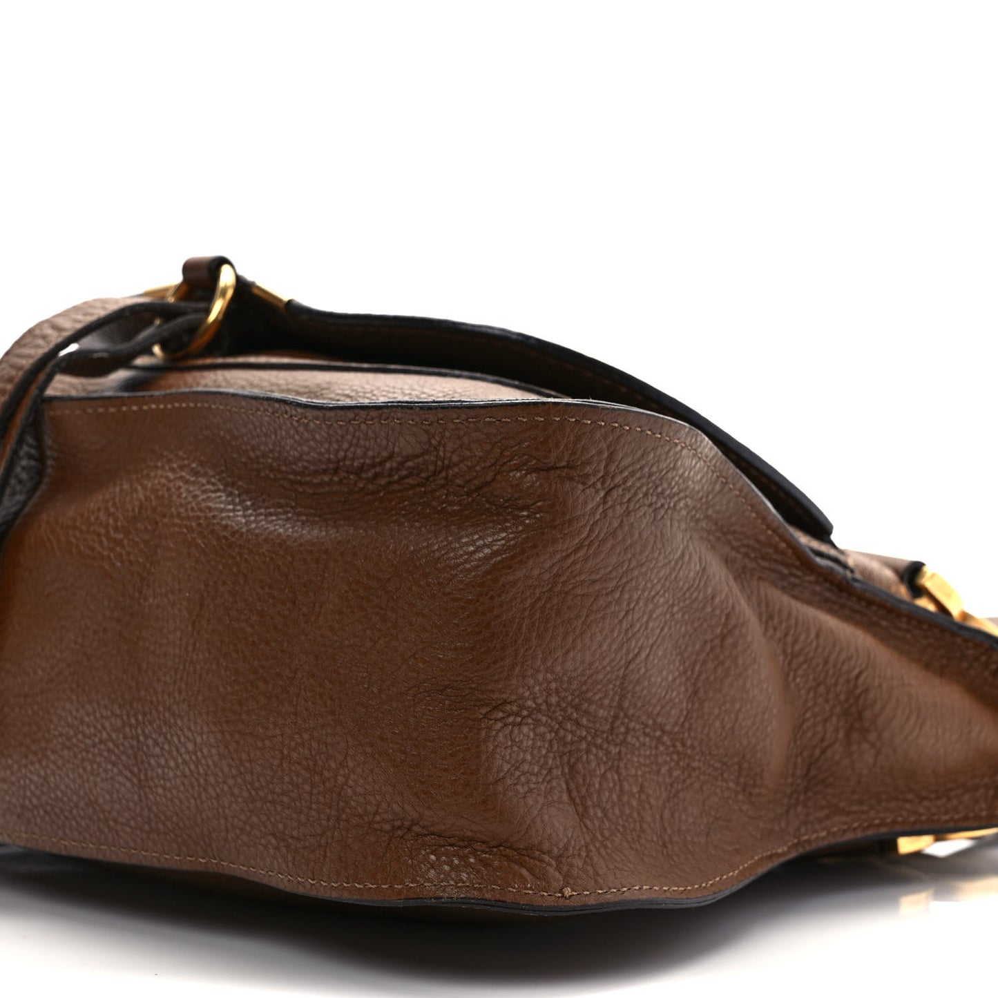 Calfskin Small Marcie Satchel Tan