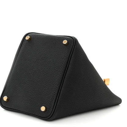 Hermes Taurillon Clemence Picotin Lock 18 PM Black 10 of 11