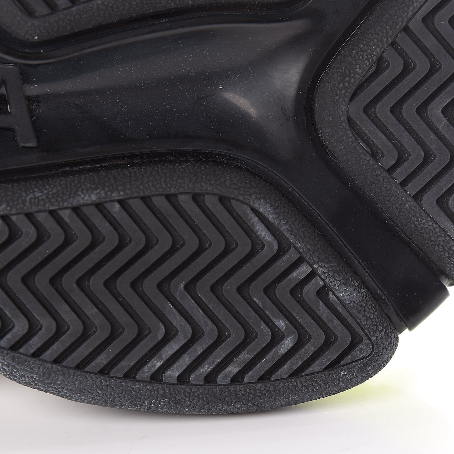 Nylon Suede Mens Triple S 2.0 Sneakers 42 Gris Black Jaune Fluo