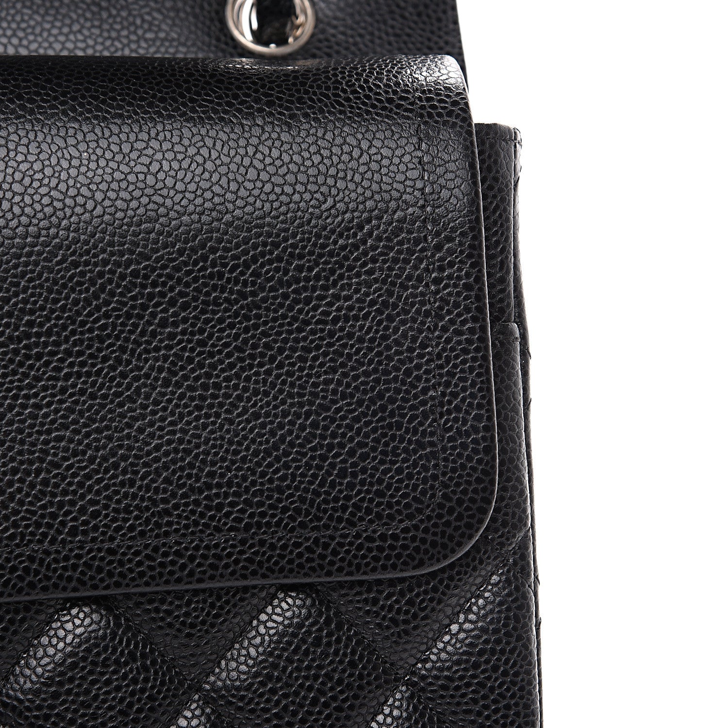 Chanel Caviar Quilted Maxi Double Flap Black 12 of 13